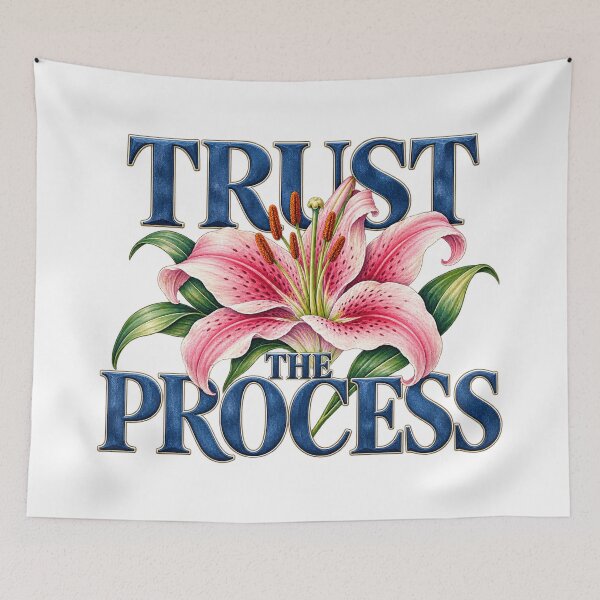 Item preview, Trust the Floral Process designed and sold by Side Quest Co..