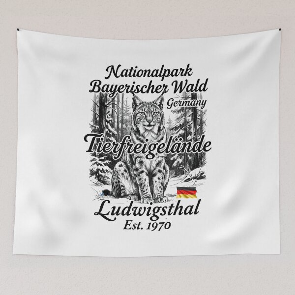 Item preview, Eurasian Lynx Bayerischer Wald designed and sold by EvergreenPark - Tee Studio.