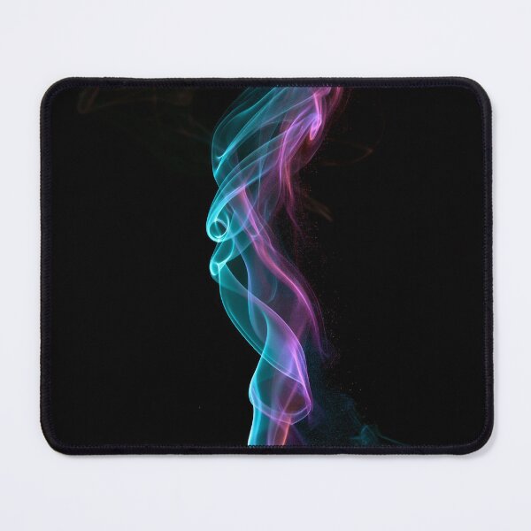 Item preview, Abstract Art Glowing Cyan Magenta Smoke Ribbon designed and sold by FrostyFrisby.