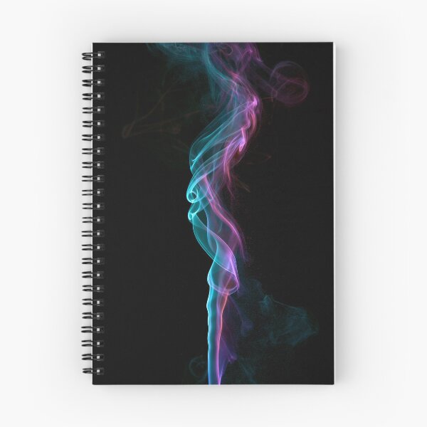 Item preview, Abstract Art Glowing Cyan Magenta Smoke Ribbon designed and sold by FrostyFrisby.