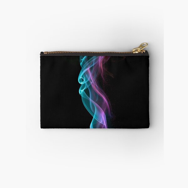 Item preview, Abstract Art Glowing Cyan Magenta Smoke Ribbon designed and sold by FrostyFrisby.