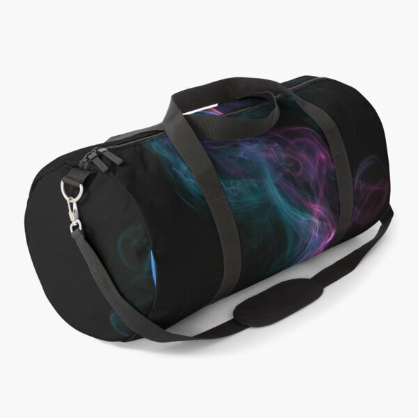 Item preview, Abstract Art Glowing Cyan Magenta Smoke Ribbon designed and sold by FrostyFrisby.
