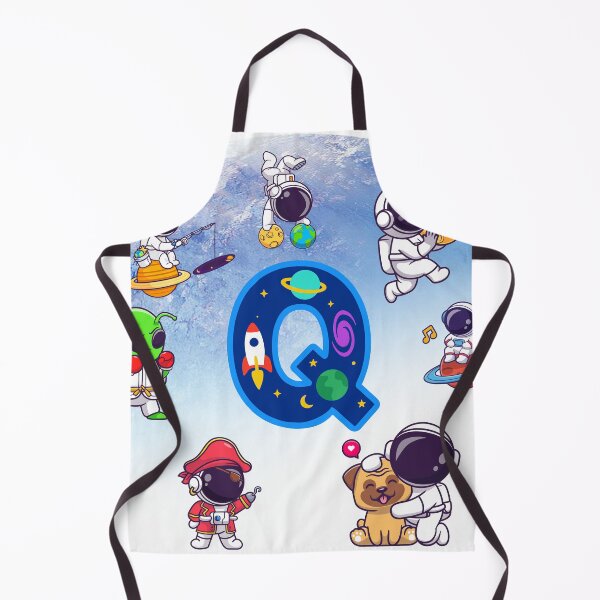 Item preview, Letter Q Cute Astronauts Space Pattern designed and sold by BoldcreationsM.
