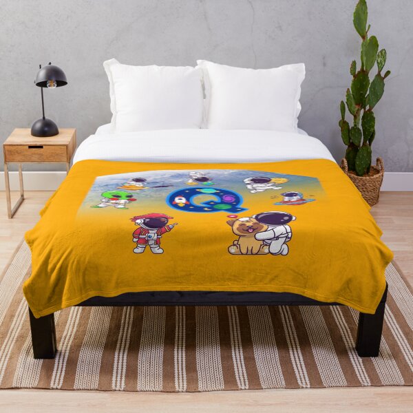 Item preview, Letter Q Cute Astronauts Space Pattern designed and sold by BoldcreationsM.