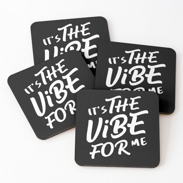 Item preview, It's The Vibe For Me Trendy Brush Lettering Slang Typography Quote designed and sold by Akkhay.