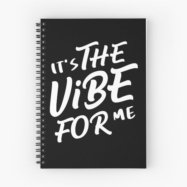 Item preview, It's The Vibe For Me Trendy Brush Lettering Slang Typography Quote designed and sold by Akkhay.