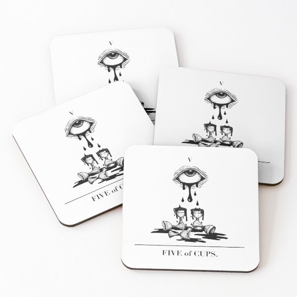 Item preview, Five of Cups designed and sold by JennDaddi.