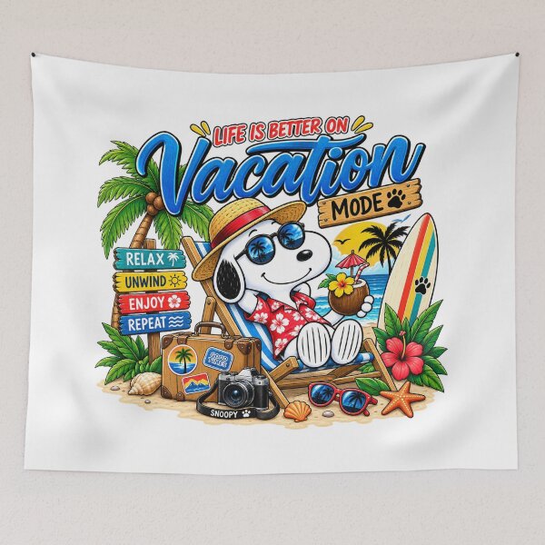 Item preview, Life is better on vacation mode designed and sold by Side Quest Co..