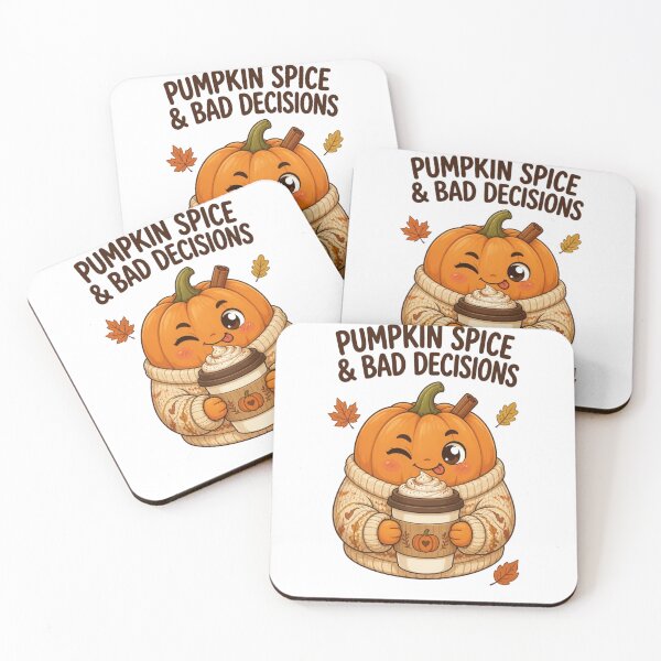 Item preview, Pumpkin Spice & Bad Decisions – Funny Cute Pumpkin Fall Design designed and sold by Kiinaaa.