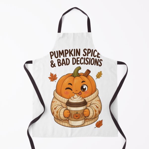 Item preview, Pumpkin Spice & Bad Decisions – Funny Cute Pumpkin Fall Design designed and sold by Kiinaaa.