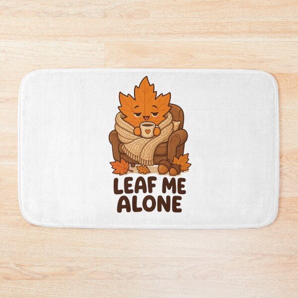 Item preview, Leaf Me Alone – Funny Cute Autumn Leaf Cozy Design designed and sold by Kiinaaa.