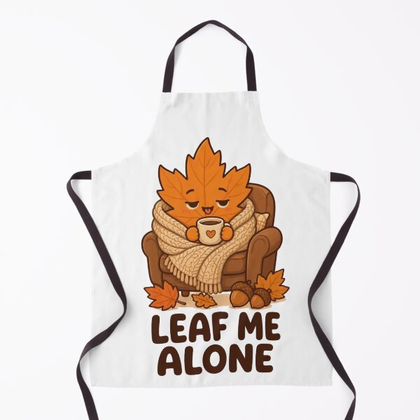 Item preview, Leaf Me Alone – Funny Cute Autumn Leaf Cozy Design designed and sold by Kiinaaa.
