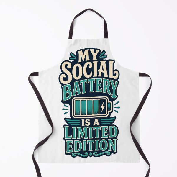 Item preview, My Social Battery Is a Limited Edition designed and sold by good-graffity.