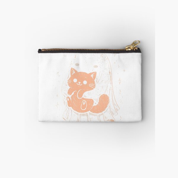Item preview, Ghost Hugging orange Cat - Wholesome Spooky Bestie Gift designed and sold by puurfectcat.