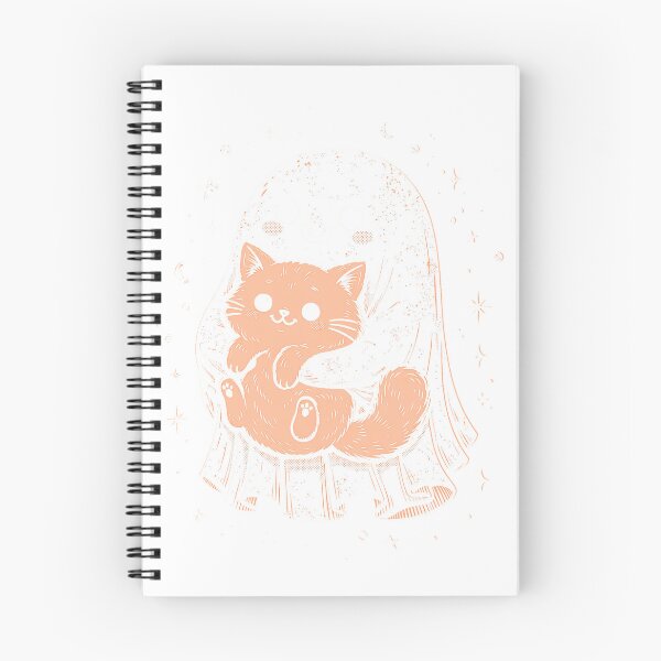 Item preview, Ghost Hugging orange Cat - Wholesome Spooky Bestie Gift designed and sold by puurfectcat.
