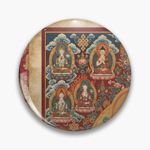 Item preview, Medicine Buddha Tibetan Buddhist Thangka Reproduction designed and sold by karybaquetu10.
