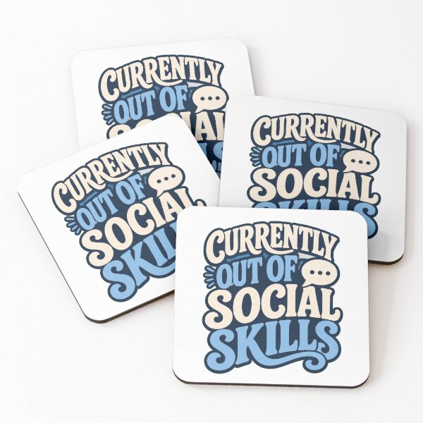Item preview, Currently Out of Social Skills designed and sold by good-graffity.