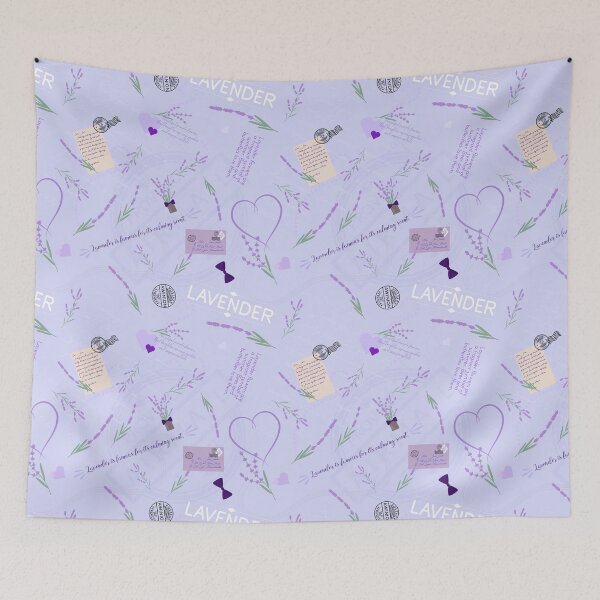 Item preview, Lavender pattern designed and sold by RedPoppyStudio.
