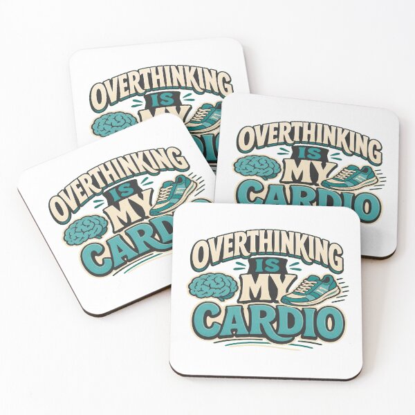 Item preview, Overthinking Is My Cardio designed and sold by good-graffity.