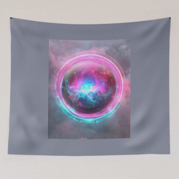Item preview, 3d Render Of Crystal Ball Galaxy, Vibrant designed and sold by Checho30.