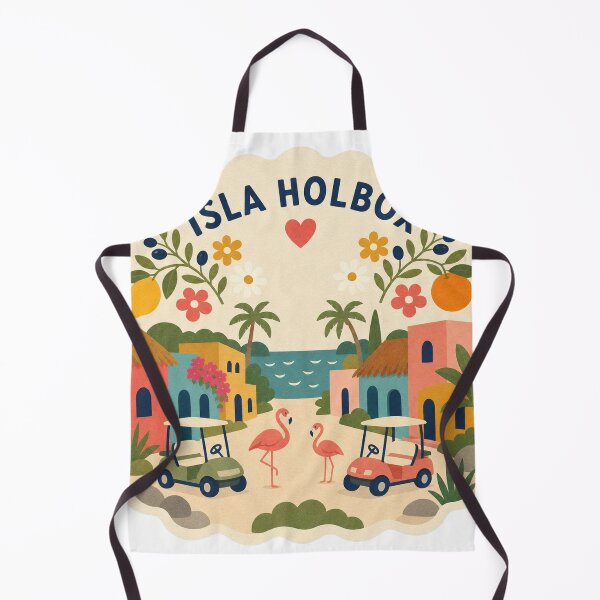 Item preview, Isla Holbox Mexico Travel Souvenir Modern Folk Art designed and sold by VisualArtsOasis.
