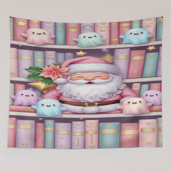 Item preview, Kawaii Ghosts in Christmas Library designed and sold by BriSher.