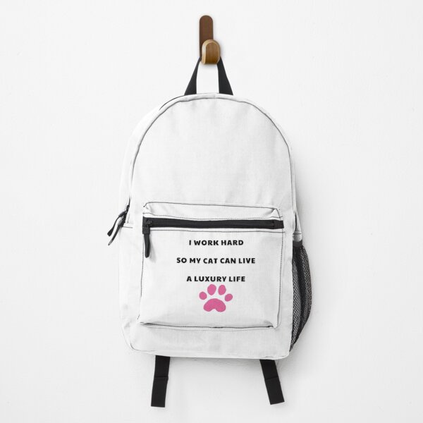 Item preview, I Work Hard So My Cat Can Live A Luxury Life designed and sold by CatVibeOfficial.