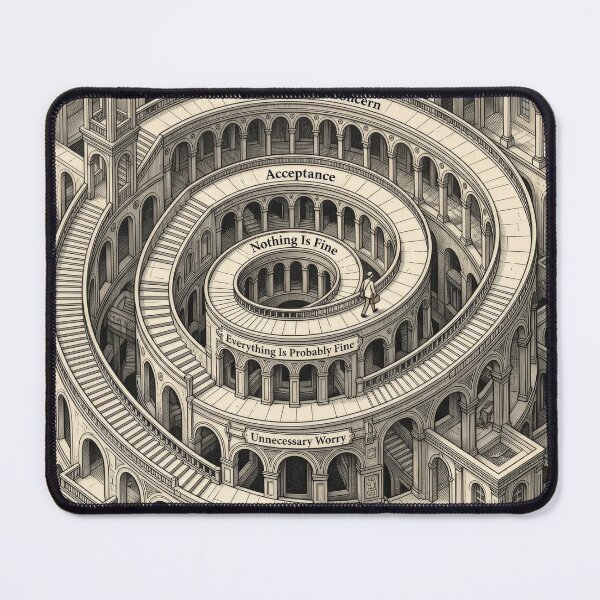 Item preview, Thought Spiral Architectural Diagram designed and sold by LunaMarkos.