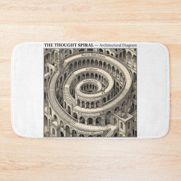 Item preview, Thought Spiral Architectural Diagram designed and sold by LunaMarkos.