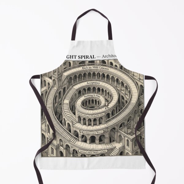 Item preview, Thought Spiral Architectural Diagram designed and sold by LunaMarkos.
