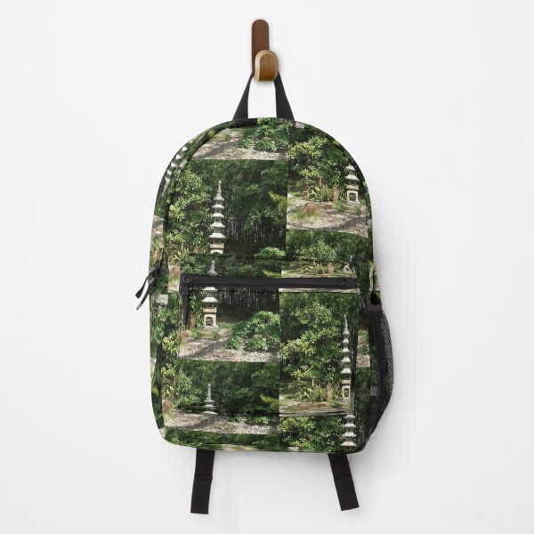 Item preview, Japanese Stone Pagoda Garden Sculpture Art Print designed and sold by KaleChub.
