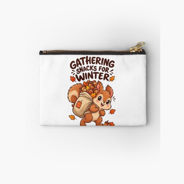Item preview, Gathering Snacks for Winter – Funny Cute Squirrel Autumn Design designed and sold by Kiinaaa.