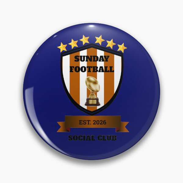 Item preview, Sunday Football Social Club Retro Graphic designed and sold by Umbrella urban.