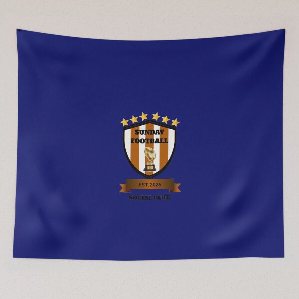 Item preview, Sunday Football Social Club Retro Graphic designed and sold by Umbrella urban.