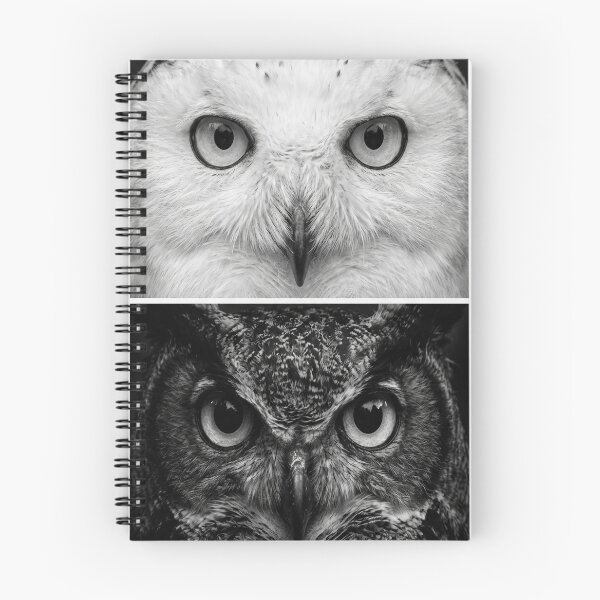 Item preview, Twin Owls Black and White designed and sold by JenniferMoren.