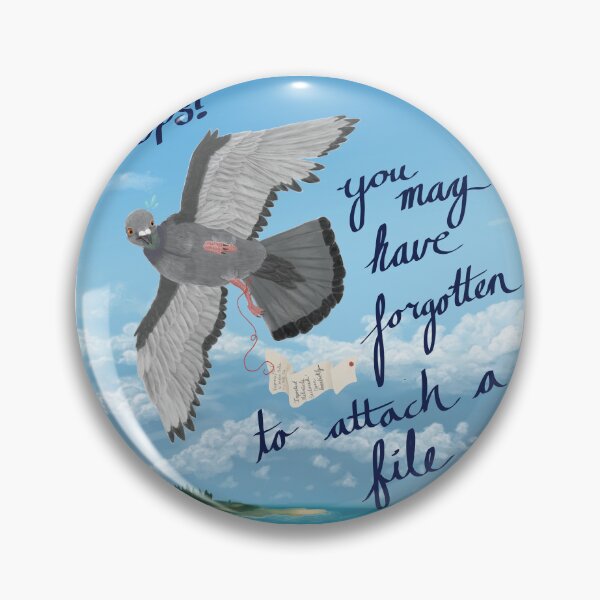 Item preview, Oops! You may have forgotten to attach a file! designed and sold by SlugsNeedHugs.