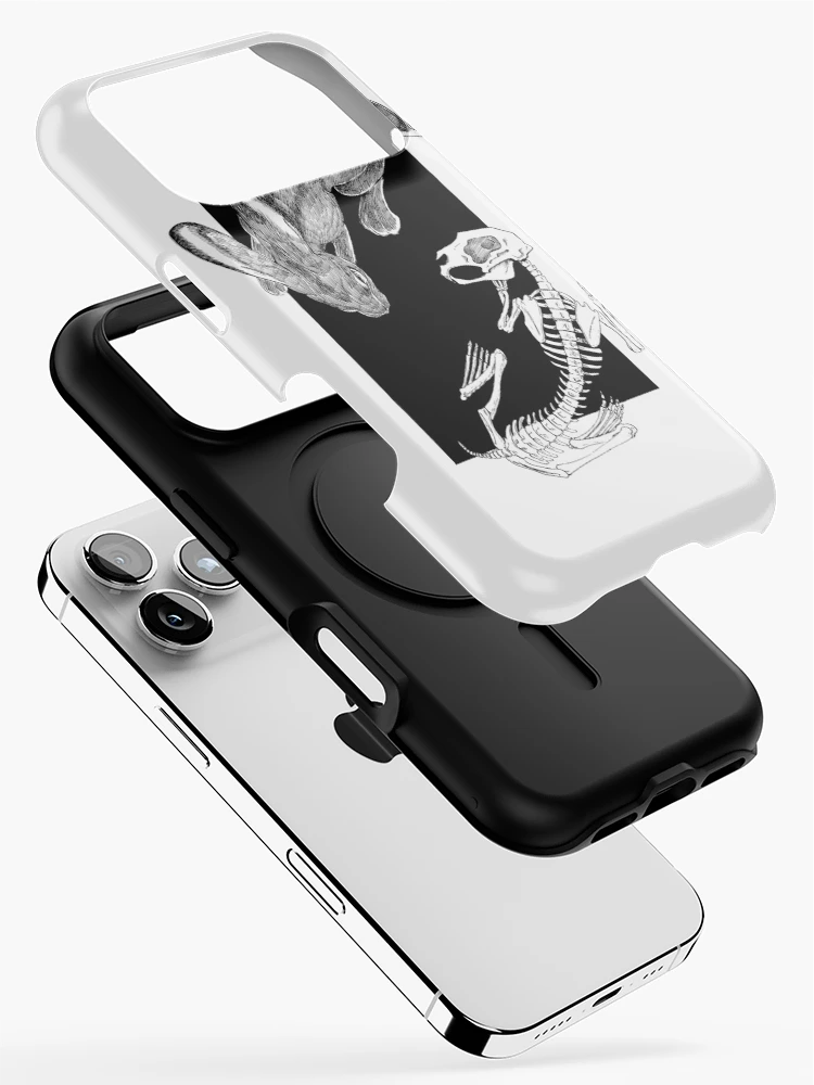 Thumbnail 2 of 4, iPhone Case, ink Rabbbits designed and sold by Geocfmm.
