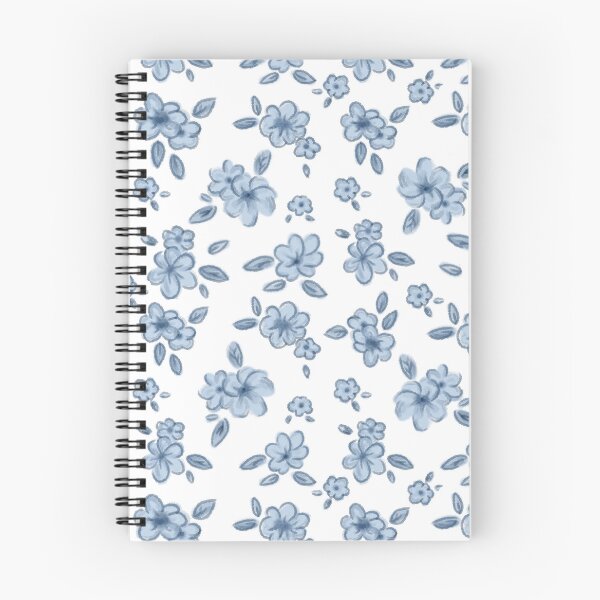 Item preview, Flores azules en acuarela designed and sold by Beeptea.