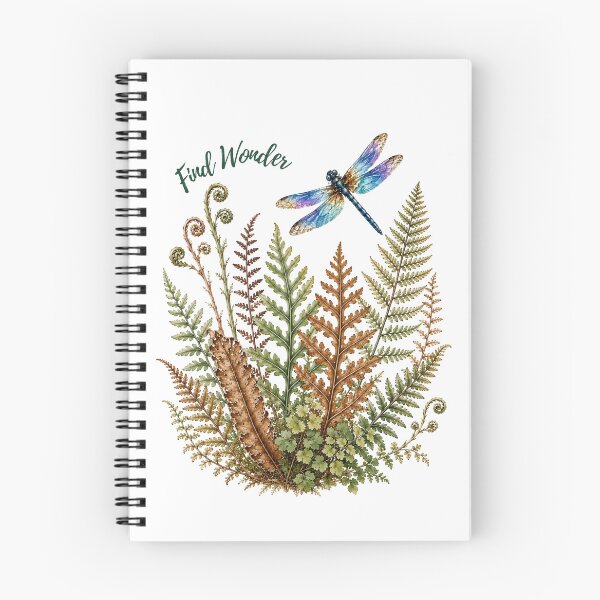Item preview, Find Wonder - Dragonfly and Woodland Fern designed and sold by Penbrook Farms.