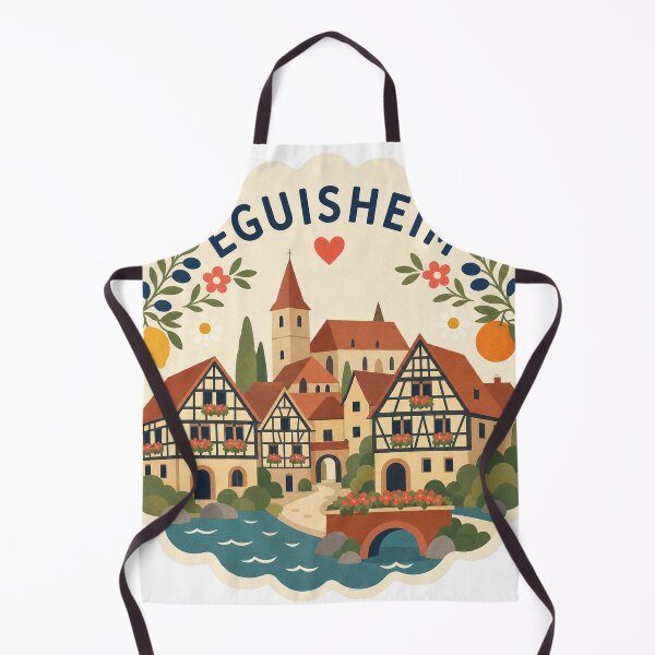 Item preview, Eguisheim France Travel Souvenir Modern Folk Art designed and sold by VisualArtsOasis.