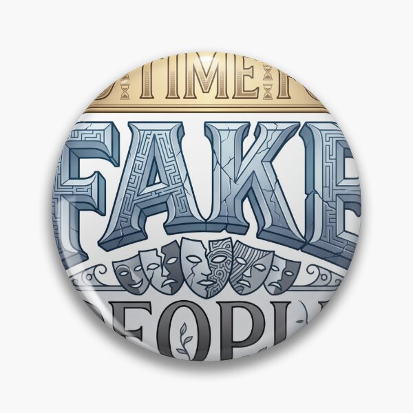 Item preview, No Time for Fake People – Bold Vintage Inspirational Quote Design designed and sold by MAStrends.