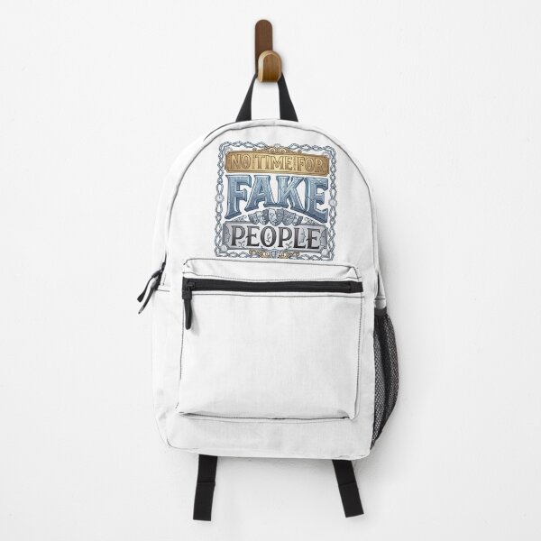 Item preview, No Time for Fake People – Bold Vintage Inspirational Quote Design designed and sold by MAStrends.