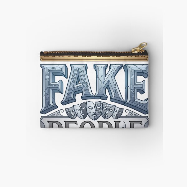 Item preview, No Time for Fake People – Bold Vintage Inspirational Quote Design designed and sold by MAStrends.