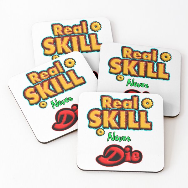 Item preview, Real Skill Never Dies - Motivational Quote designed and sold by T2T-ees.