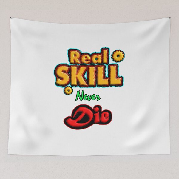 Item preview, Real Skill Never Dies - Motivational Quote designed and sold by T2T-ees.