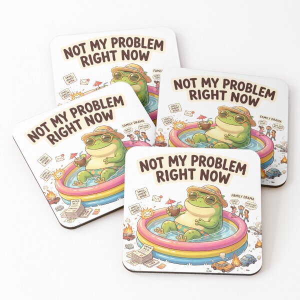 Item preview, Emotional Support Frog Unbothered Funny Mental Health Humor designed and sold by LunaMarkos.