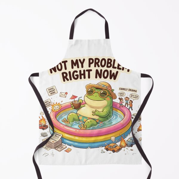 Item preview, Emotional Support Frog Unbothered Funny Mental Health Humor designed and sold by LunaMarkos.