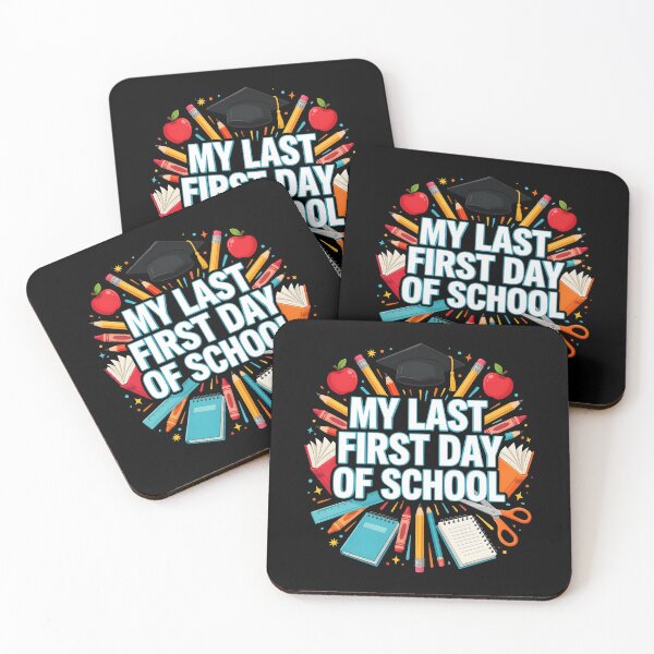 Item preview, My Last First Day of School Retiring Teacher Retirement Quote designed and sold by Redgiant87x.