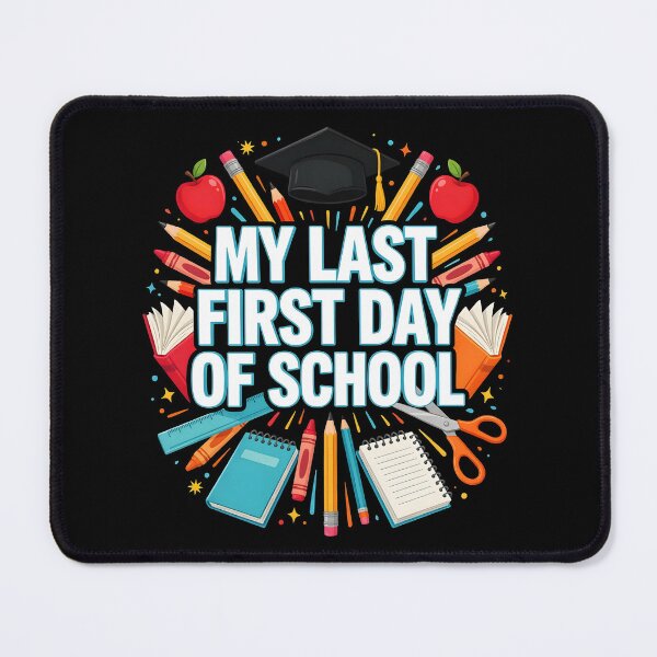 Item preview, My Last First Day of School Retiring Teacher Retirement Quote designed and sold by Redgiant87x.