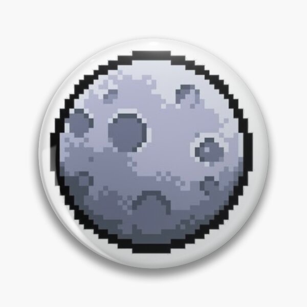Item preview, Pixel Art Moon Planet 8-Bit Design designed and sold by The-SilentPlace.